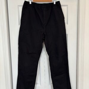 Carhartt WIP Flint straight leg twill pants in Black size M